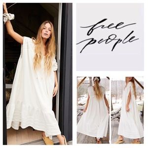 Free People In The Mood For This Midi Dress.  NWT.